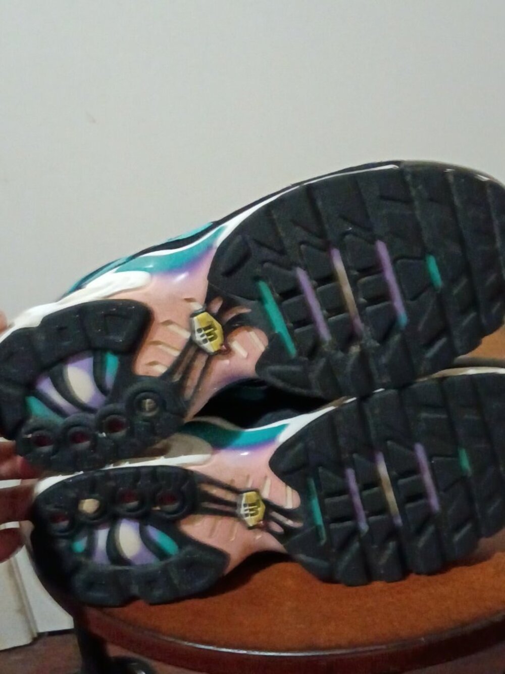 Air Max Plus ‘Have a Nike Day’ BQ7224-001 Black Multi Color Size 5Y Sneakers - Picture 4 of 14